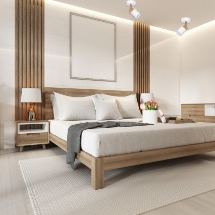 Kohdevalo JOKER WHITE WOOD 1xGU10/8W/230V