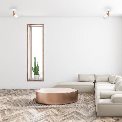 Kohdevalo JOKER WHITE WOOD 1xGU10/8W/230V