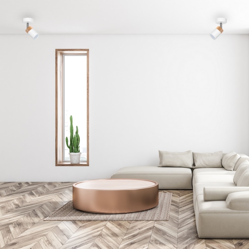 Kohdevalo JOKER WHITE WOOD 1xGU10/8W/230V