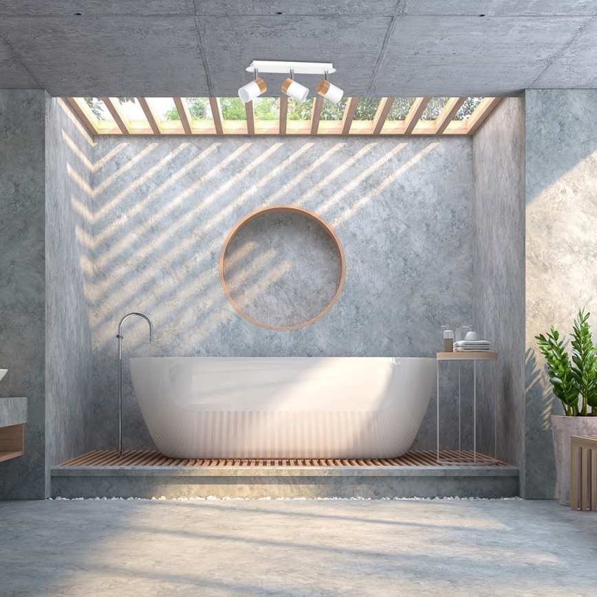 Kohdevalo JOKER WHITE WOOD 3xGU10/8W/230V