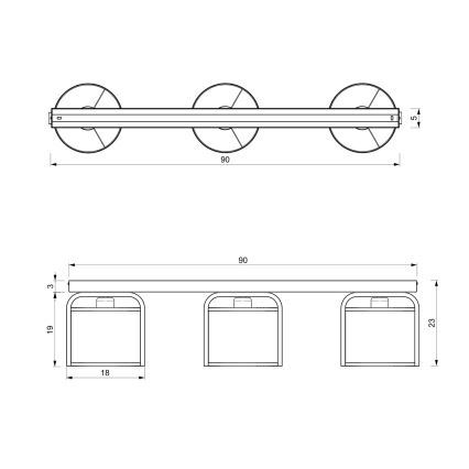 Kohdevalo JONKO 3xE27/60W/230V