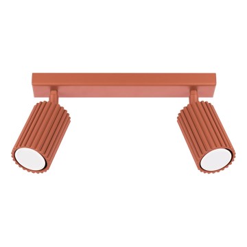 Kohdevalo KARBON 2xGU10/10W/230V punainen