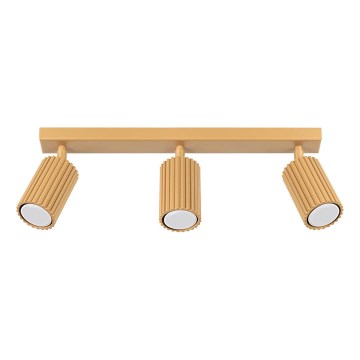 Kohdevalo KARBON 3xGU10/10W/230V kulta