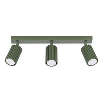 Kohdevalo KARBON 3xGU10/10W/230V vihreä