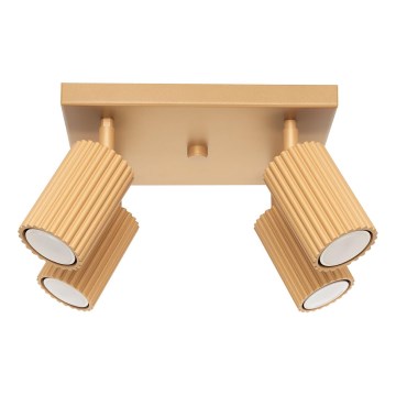 Kohdevalo KARBON 4xGU10/10W/230V kulta