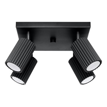 Kohdevalo KARBON 4xGU10/10W/230V musta