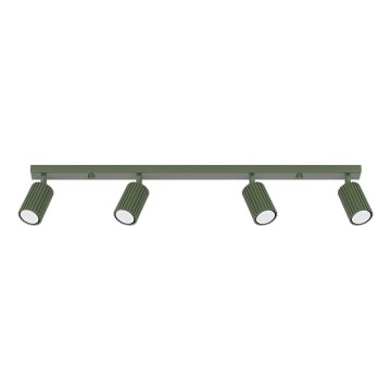 Kohdevalo KARBON 4xGU10/10W/230V vihreä