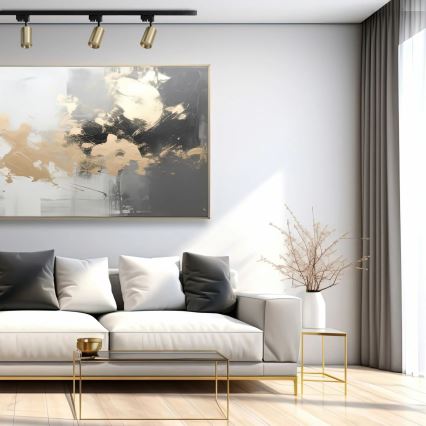 Kohdevalo kiskojärjestelmään MARIBEL 1xGU10/10W/230V kulta