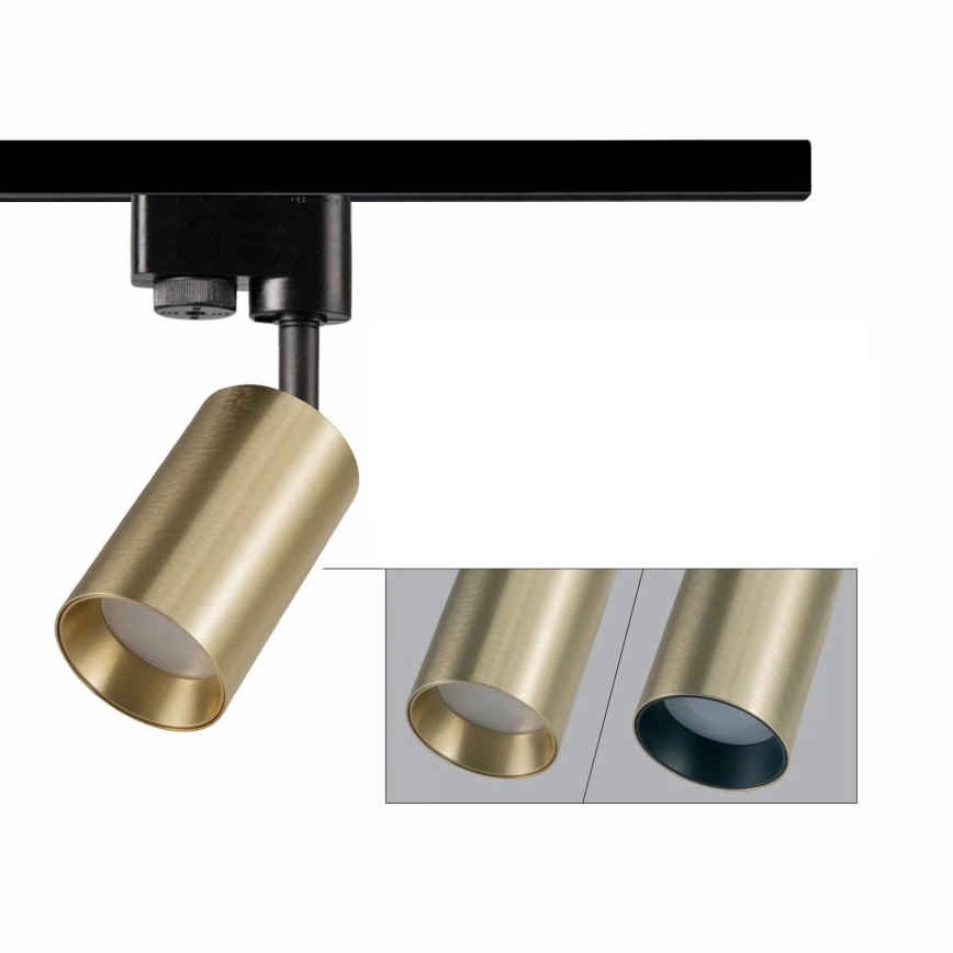 Kohdevalo kiskojärjestelmään MARIBEL 1xGU10/10W/230V kulta