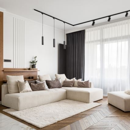 Kohdevalo kiskojärjestelmään MARIBEL 1xGU10/10W/230V musta