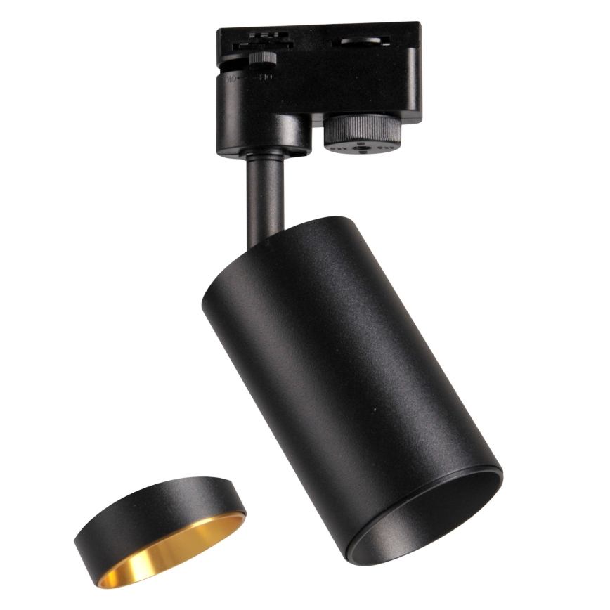 Kohdevalo kiskojärjestelmään MARIBEL 1xGU10/10W/230V musta