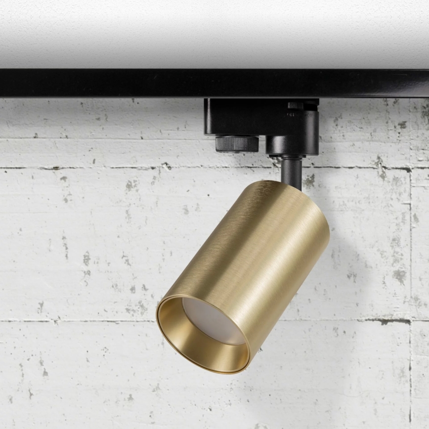 Kohdevalo kiskojärjestelmään MARIBEL 3xGU10/10W/230V +1 m kiskojärjestelmä kulta