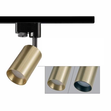 Kohdevalo kiskojärjestelmään MARIBEL 3xGU10/10W/230V +1 m kiskojärjestelmä kulta