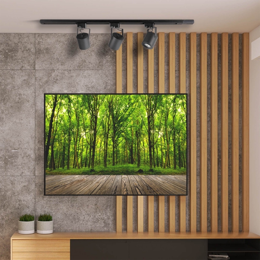 Kohdevalo kiskojärjestelmään MINOR 1xGU10/10W/230V musta