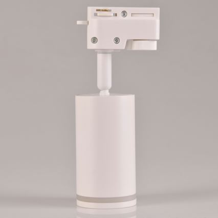 Kohdevalo kiskojärjestelmään PARIISI 3xGU10/10W/230V + 1 m kisko systeemi valkoinen