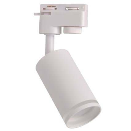 Kohdevalo kiskojärjestelmään PARIISI 3xGU10/10W/230V + 1 m kisko systeemi valkoinen