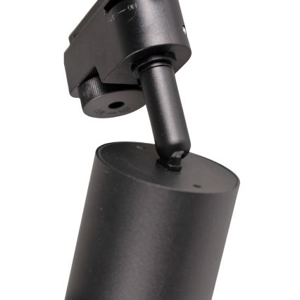 Kohdevalo kiskojärjestelmään PARIISI 3xGU10/10W/230V + 1 m kisko systeemi musta