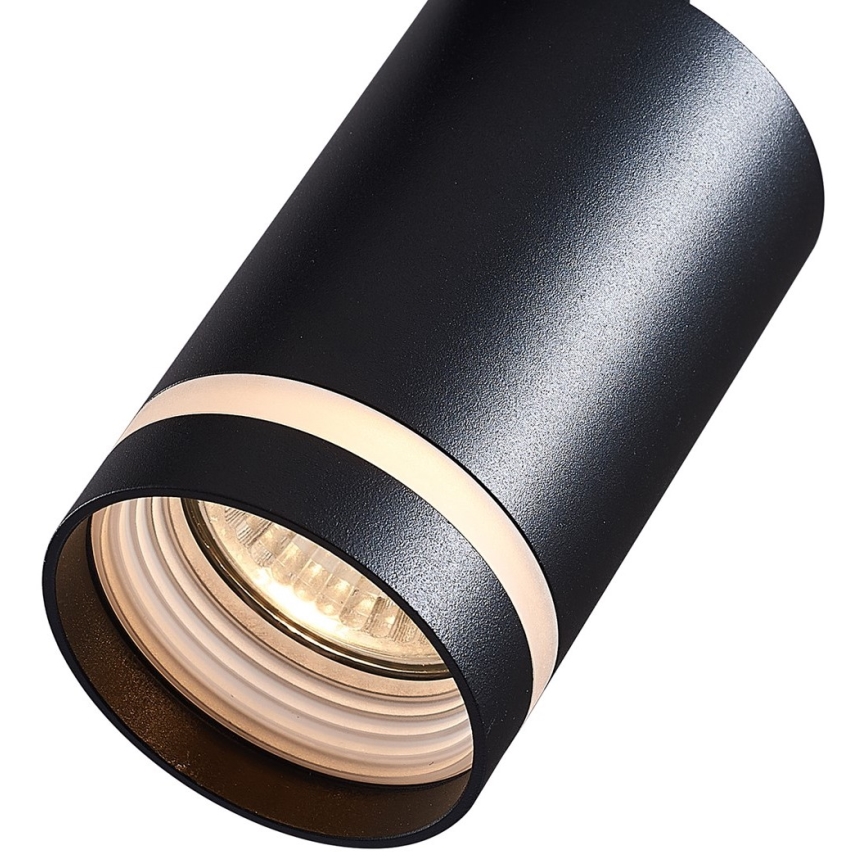 Kohdevalo kiskojärjestelmään PIPE 1xGU10/25W/230V musta