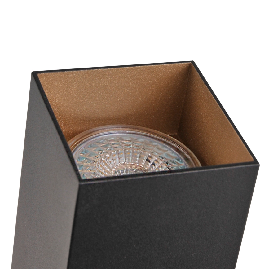 Kohdevalo kiskojärjestelmään SQUARE 1xGU10/10W/230V musta