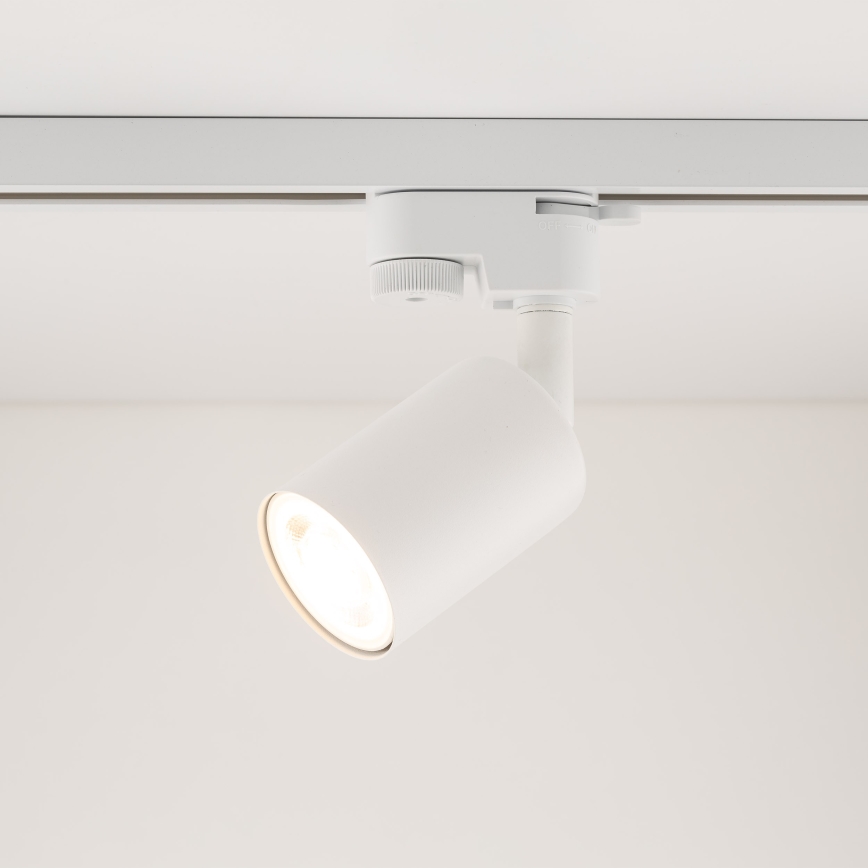 Kohdevalo 1-vaiheiselle kiskojärjestelmälle TOP 1xGU10/10W/230V valkoinen