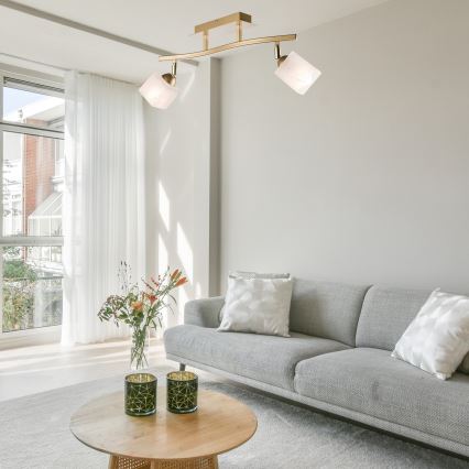 Kohdevalo KLARA 2xE14/40W/230V kulta