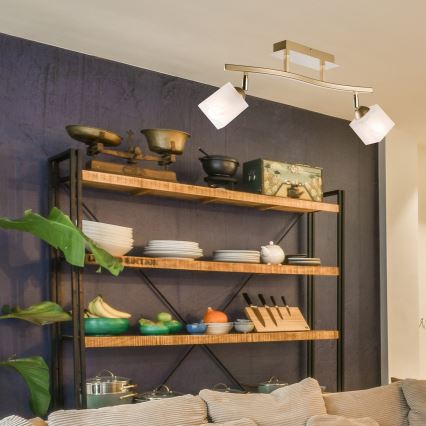 Kohdevalo KLARA 2xE14/40W/230V kulta