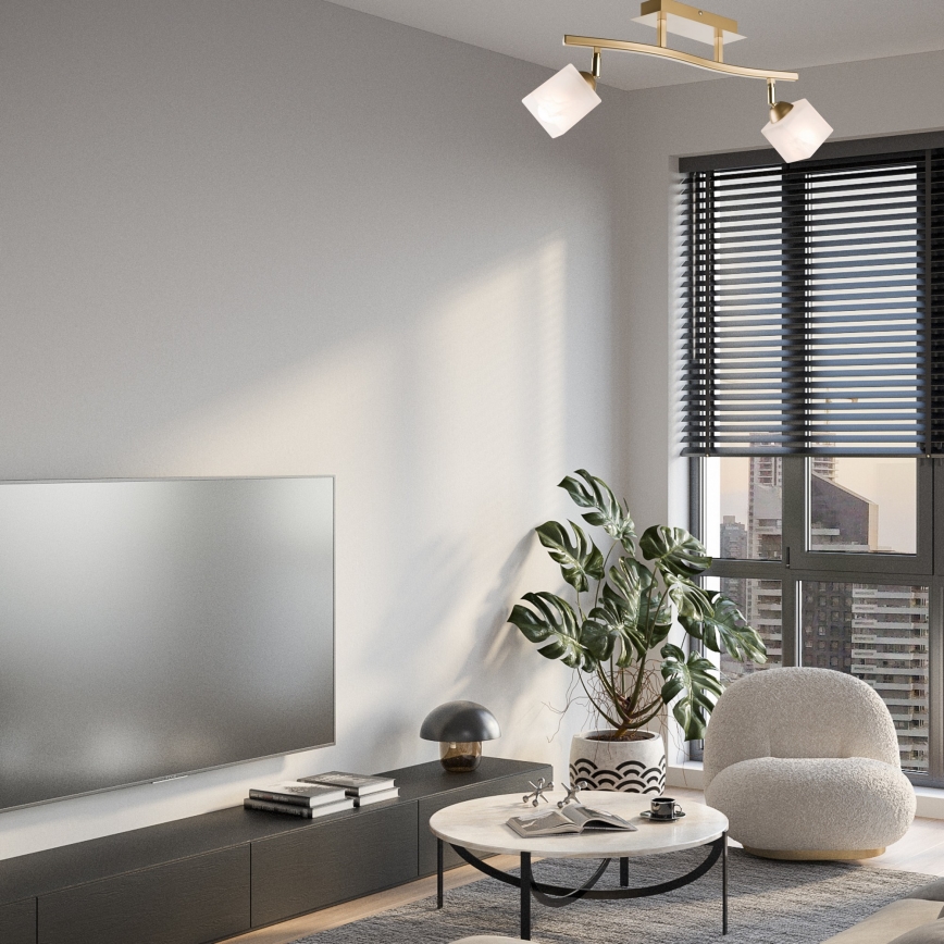 Kohdevalo KLARA 2xE14/40W/230V kulta