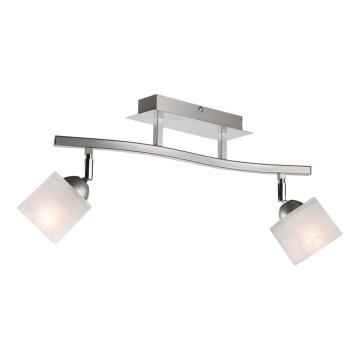 Kohdevalo KLARA 2xE14/40W/230V mattakromi