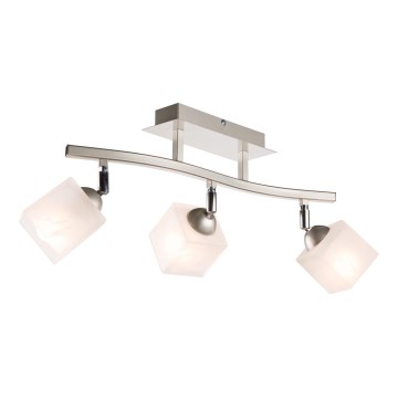 Kohdevalo KLARA 3xE14/60W/230V mattakromi