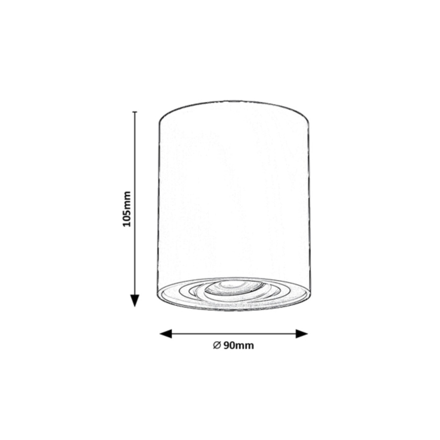 Kohdevalo 1xGU10/42W/230V valkoinen