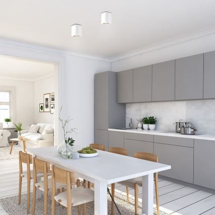 Kohdevalo 1xGU10/42W/230V valkoinen