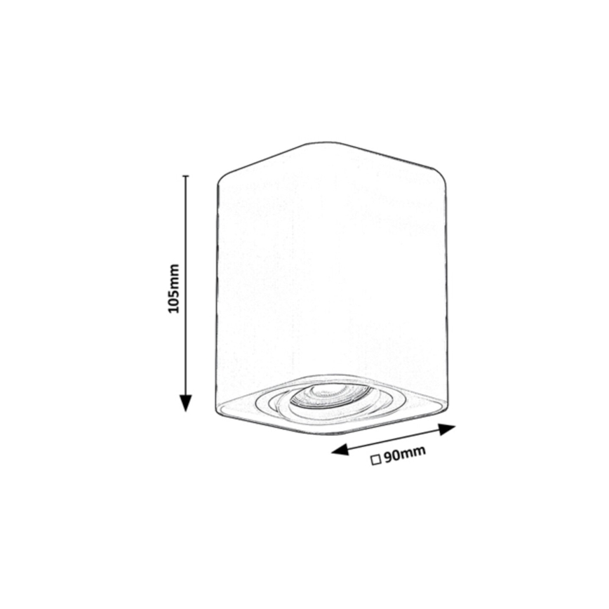 Kohdevalo 1xGU10/42W/230V valkoinen