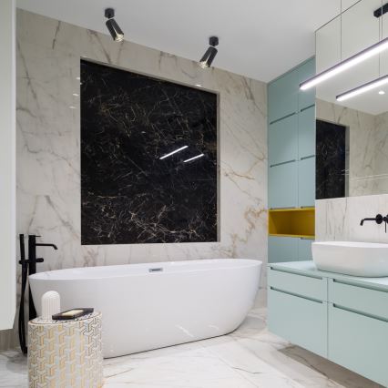 Kohdevalo KUKKA 1xGU10/8W/230V musta