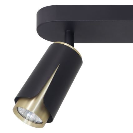 Kohdevalo KUKKA 2xGU10/8W/230V musta