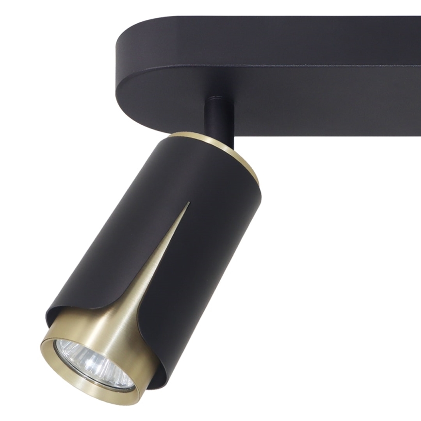 Kohdevalo KUKKA 2xGU10/8W/230V musta