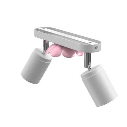 Kohdevalo KUKKA 2xGU10/8W/230V valkoinen