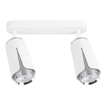 Kohdevalo KUKKA 2xGU10/8W/230V valkoinen