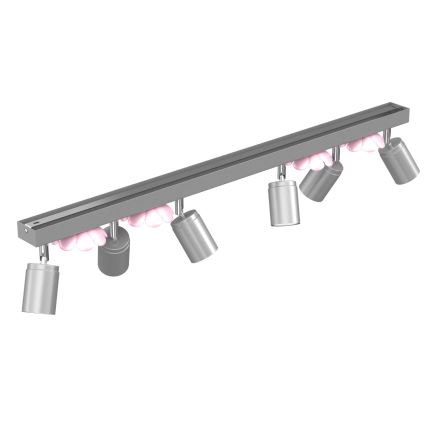 Kohdevalo KUKKA 6xGU10/8W/230V mattakromi