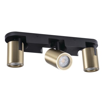 Kohdevalo LAURIN 3xGU10/10W/230V messinki/musta