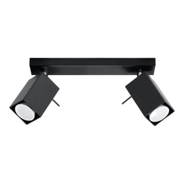 Kohdevalo MERIDA 2 2xGU10/40W/230V musta