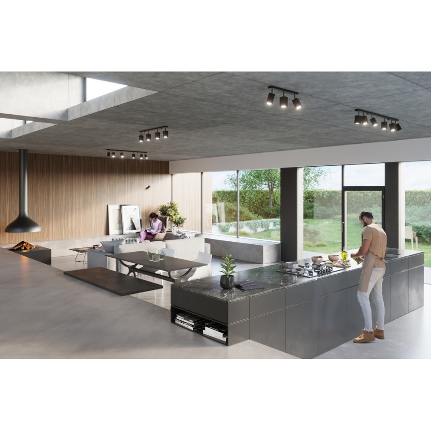 Kohdevalo MERIDA 2 2xGU10/40W/230V musta