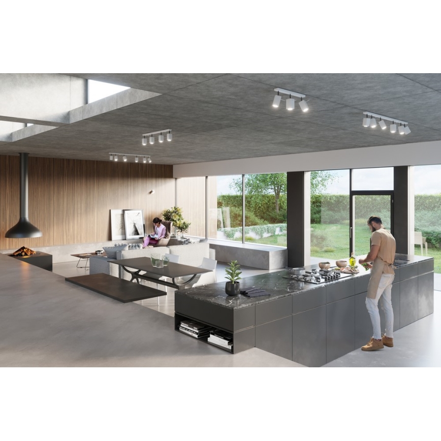 Kohdevalo MERIDA 2 2xGU10/40W/230V valkoinen