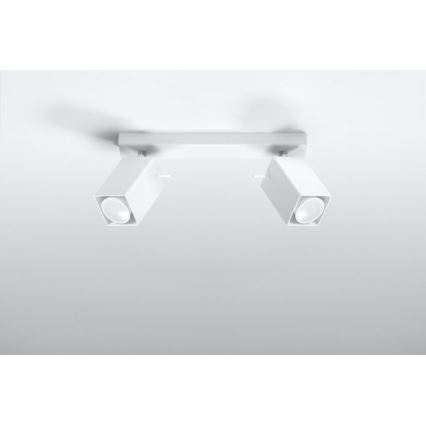 Kohdevalo MERIDA 2 2xGU10/40W/230V valkoinen