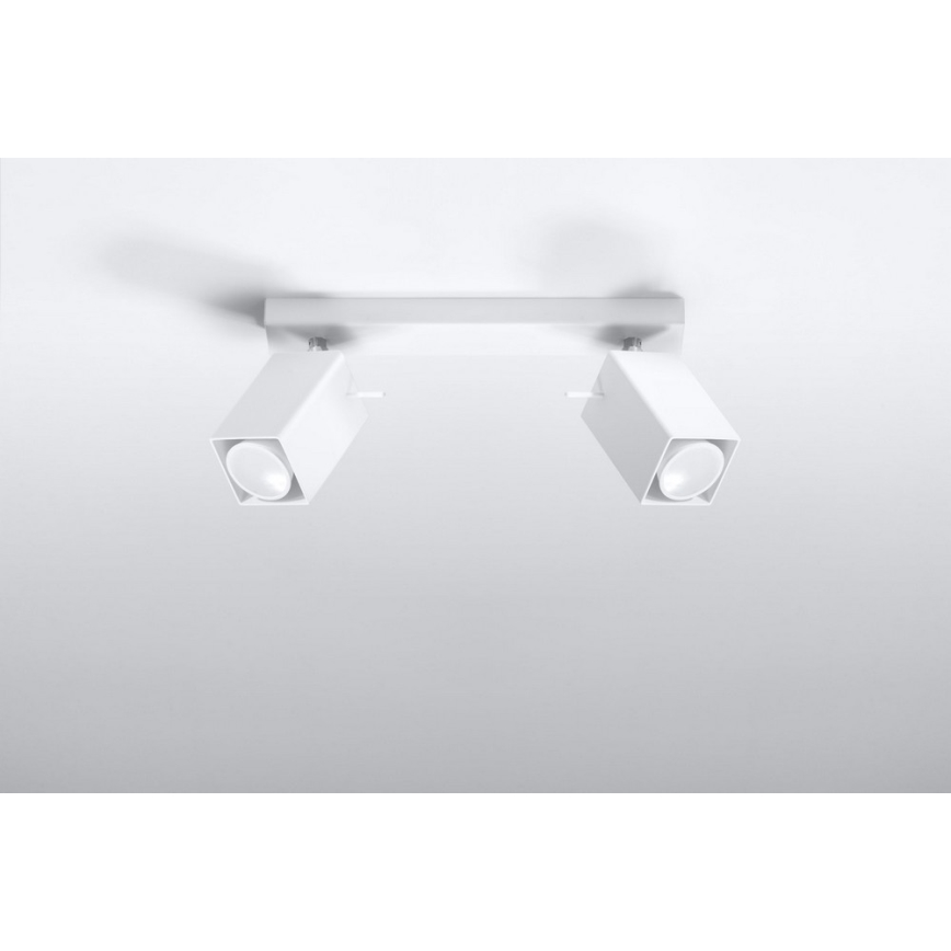 Kohdevalo MERIDA 2 2xGU10/40W/230V valkoinen