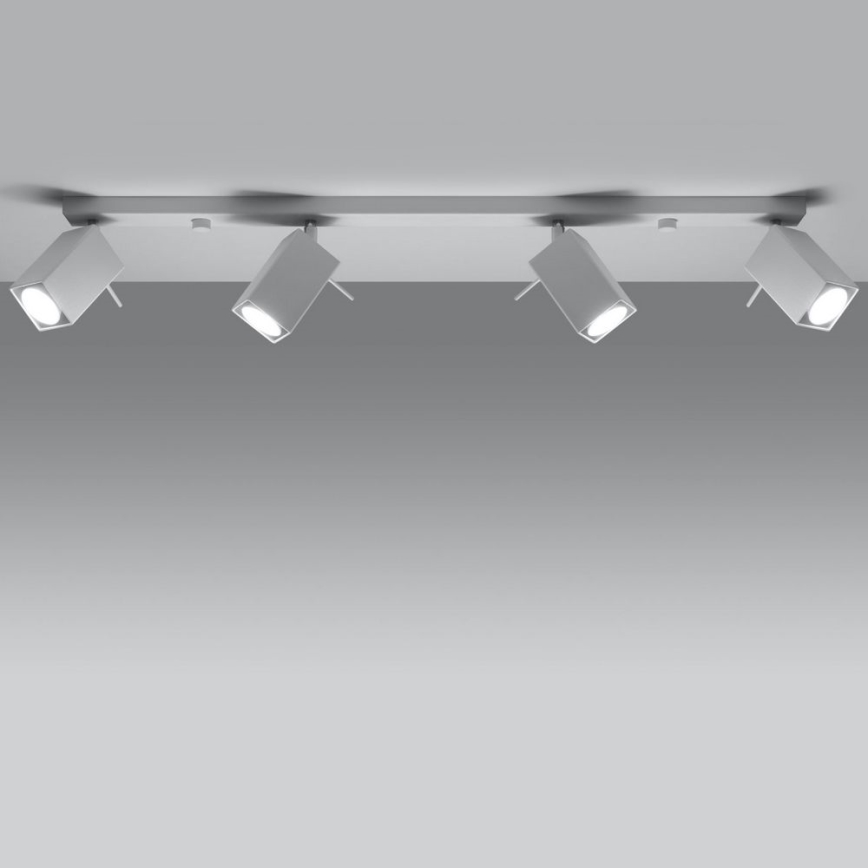 Kohdevalo MERIDA 4xGU10/40W/230V valkoinen