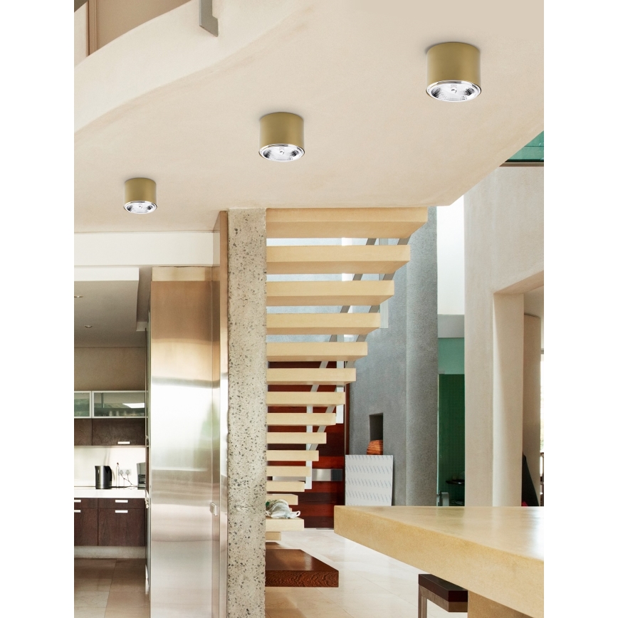 Kohdevalo MORIS 1xAR111 GU10/50W/230V kulta