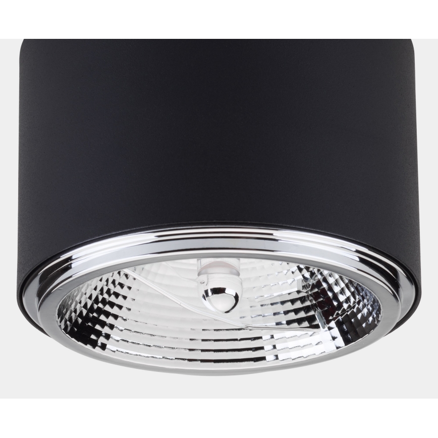 Kohdevalo MORIS 1xAR111 GU10/50W/230V musta