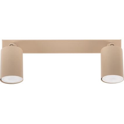 Kohdevalo NEX 2xGU10/10W/230V beige