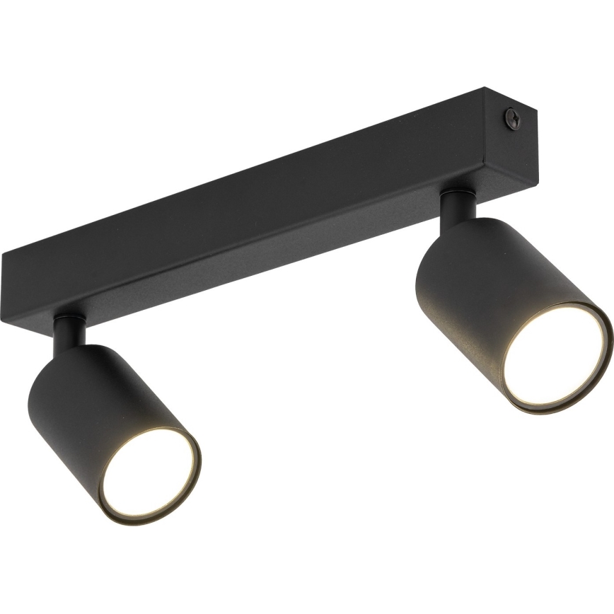 Kohdevalo NEX 2xGU10/10W/230V musta