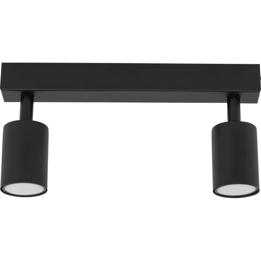 Kohdevalo NEX 2xGU10/10W/230V musta